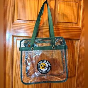 Green Bay Packers, stadium bag 12 X 12 X 5 inches wide.